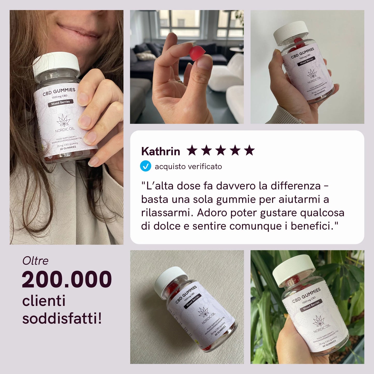 3x2: CBD Gummies (1500mg) Frutti di bosco