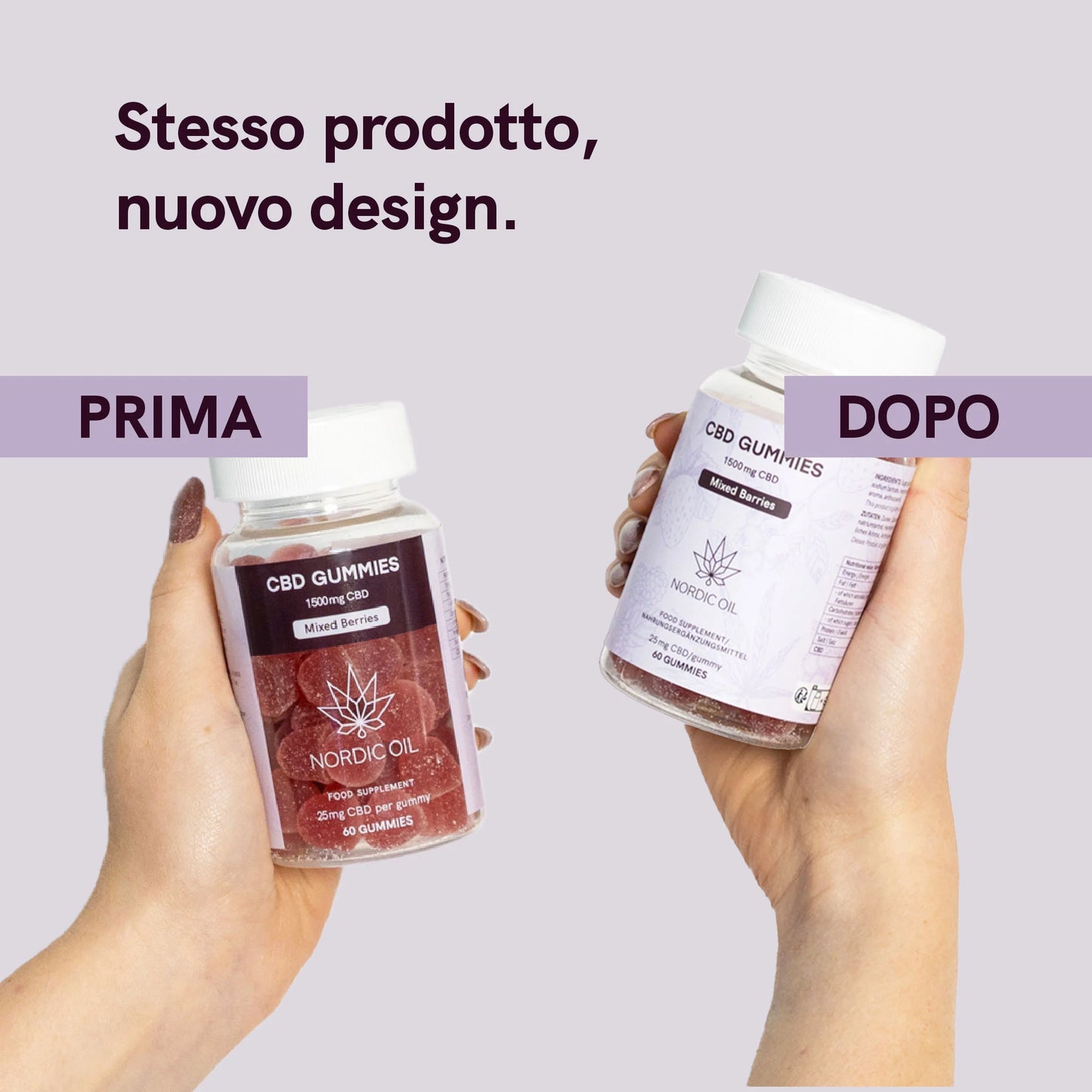 3x2: CBD Gummies (1500mg) Frutti di bosco