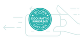 Distintivo di garanzia soddisfatti o rimborsati di 30 giorni