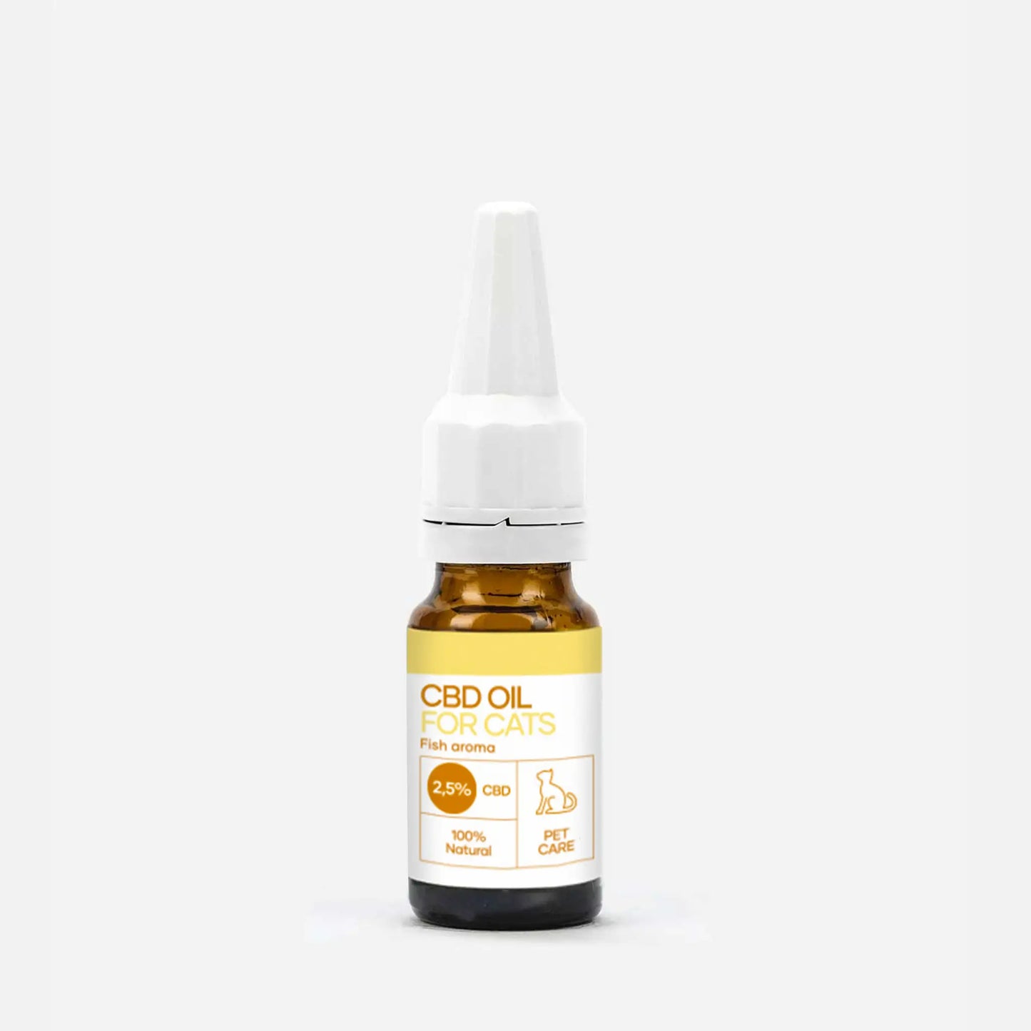 Olio CBD per gatti (2,5%) - Pesce
