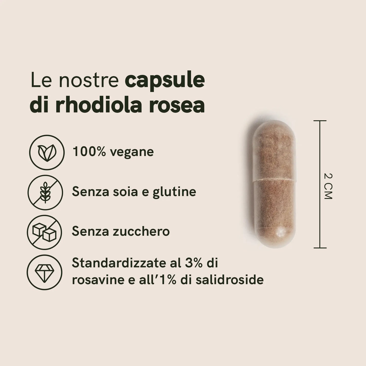 Capsule di Rhodiola Rosea