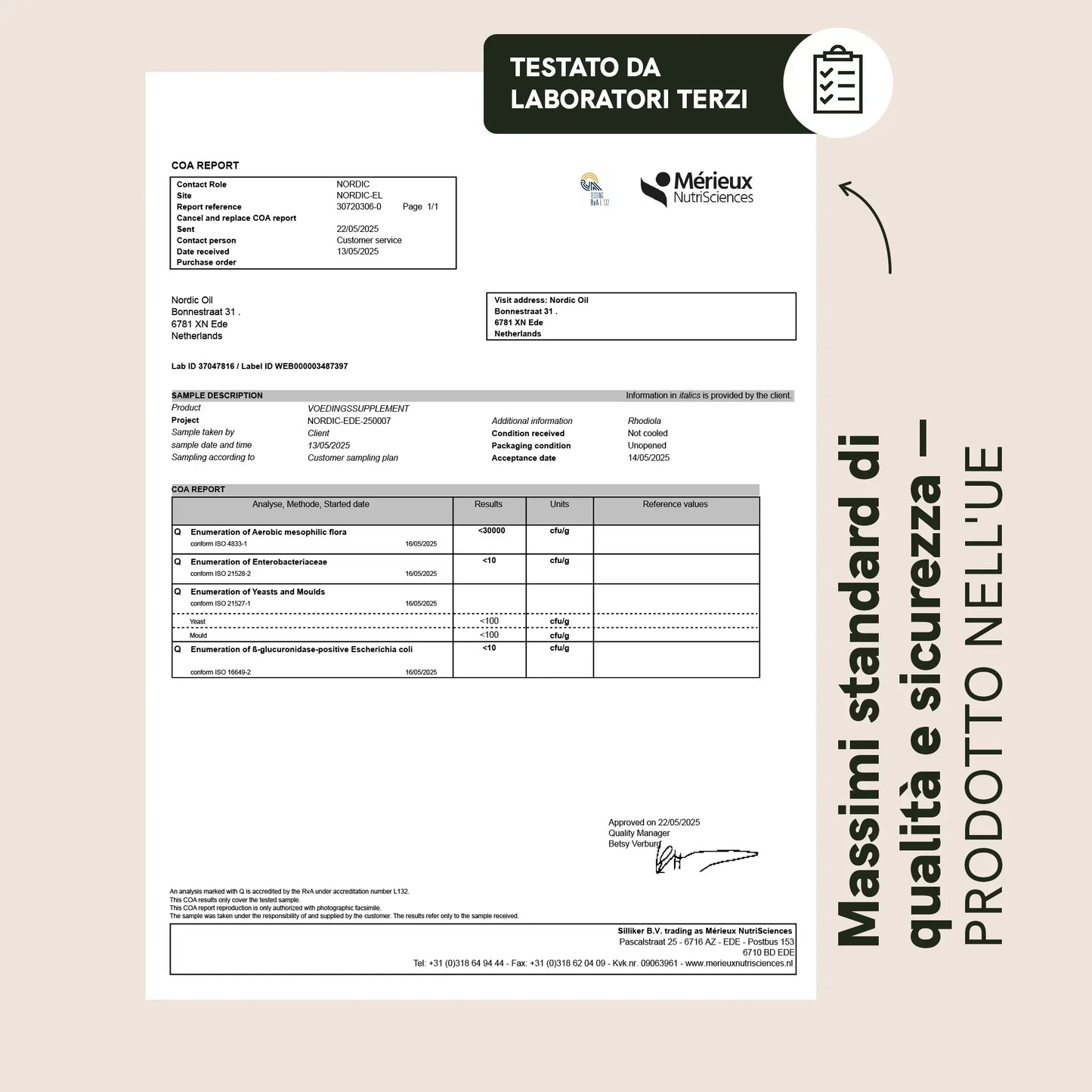 Capsule di Rhodiola Rosea