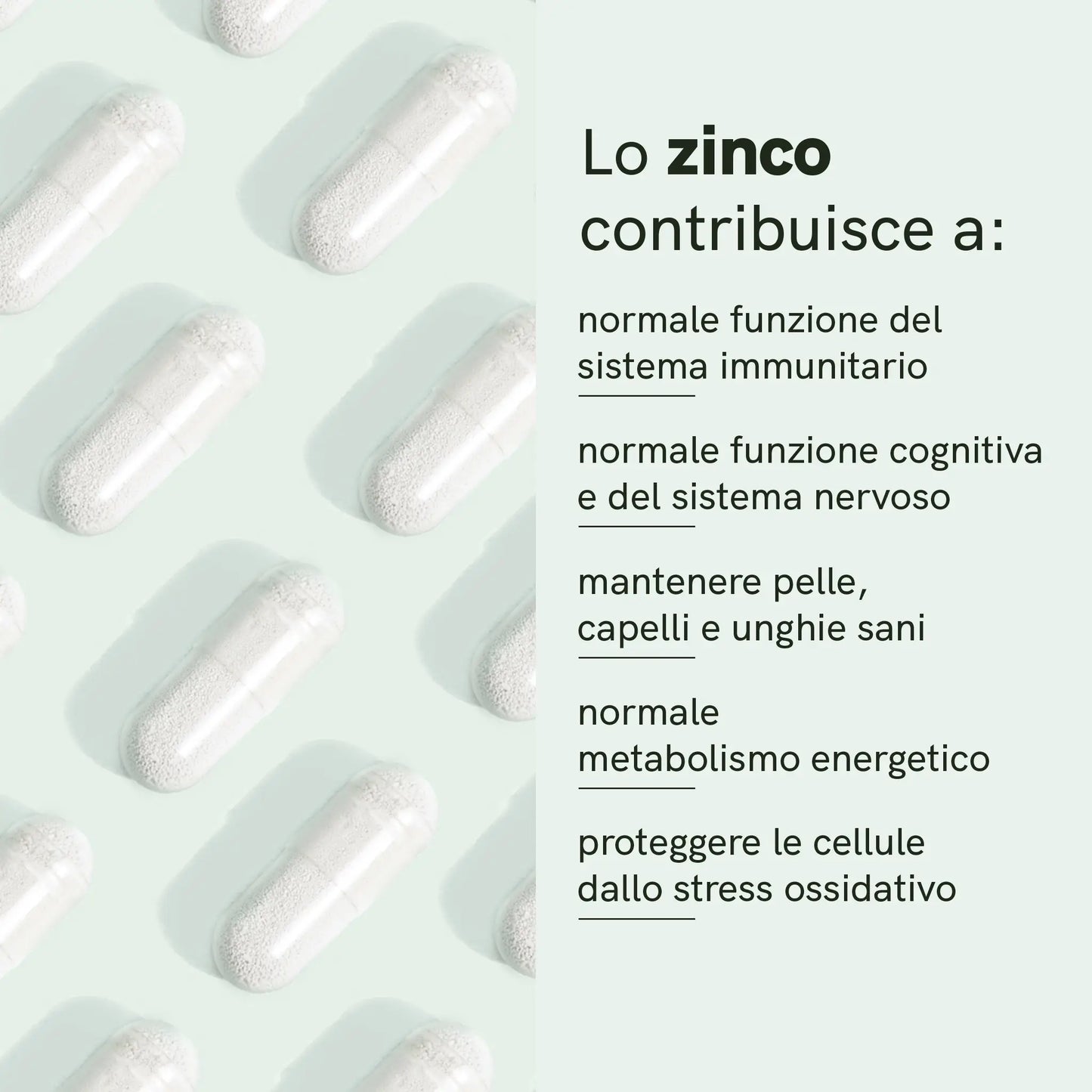 Capsule di zinco