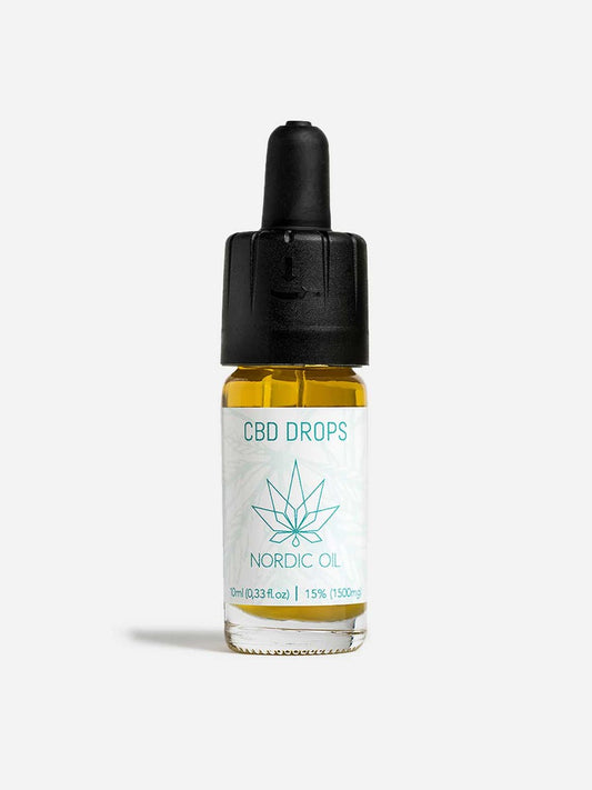 Flacone di olio CBD Nordic Oil con contagocce