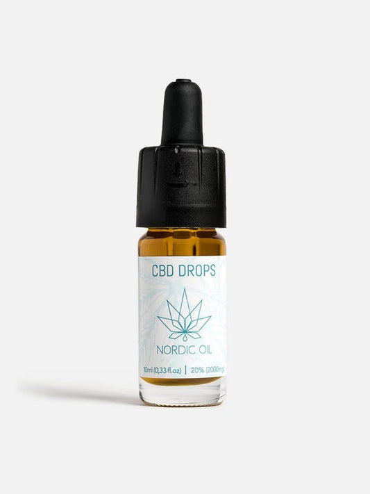 Flacone di olio CBD Nordic Oil con contagocce