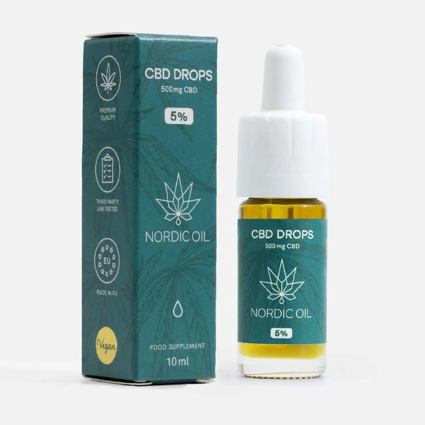 Olio di CBD - Prodotto e confezione