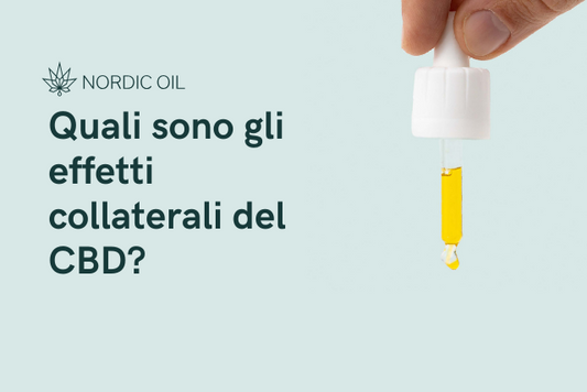 Pipetta con olio di CBD