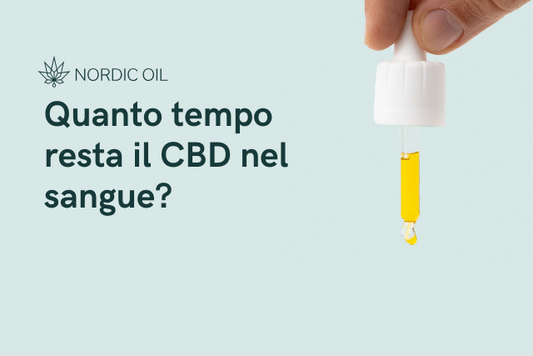 Pipetta con olio di CBD