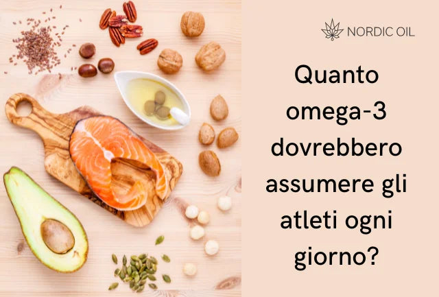 Quanto omega-3 dovrebbero assumere gli atleti ogni giorno?