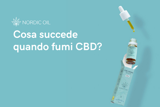 Cosa succede quando fumi CBD?