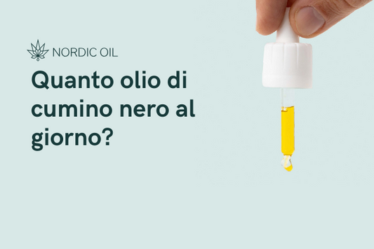 Quanto olio di cumino nero al giorno