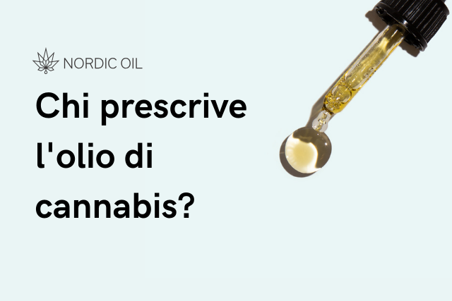 pipetta con olio di CBD