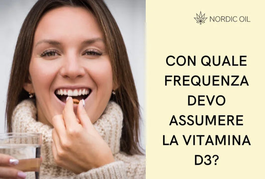 Con quale frequenza si dovrebbe assumere la vitamina D3?