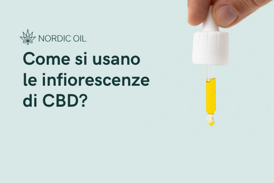 Come si usano le infiorescenze di CBD?