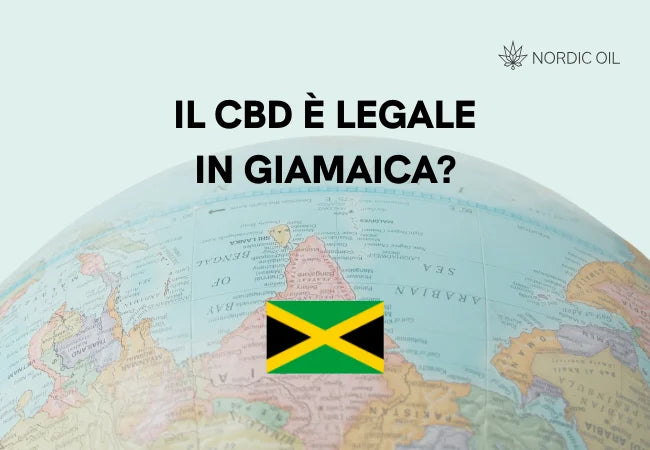 Globo con bandiera della Giamaica