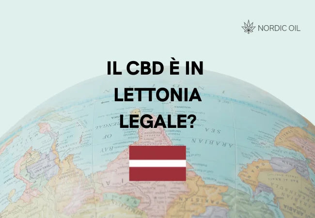 Globo con bandiera della Lettonia