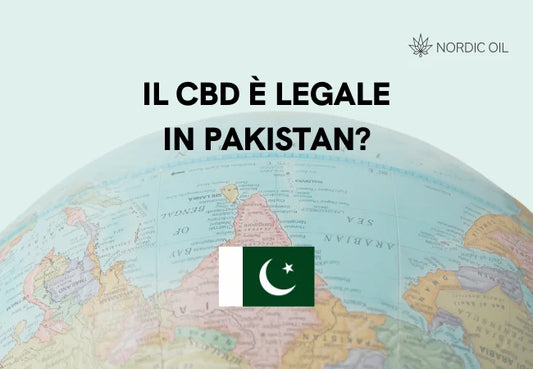 Bandiera del Pakistan con globo sullo sfondo