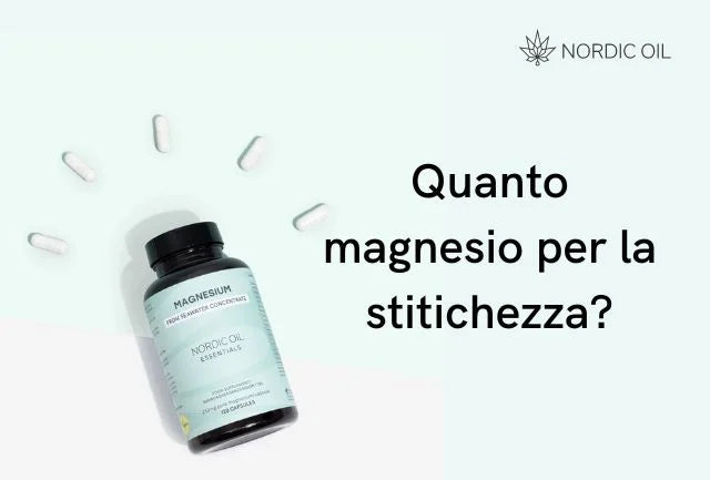 Quanto magnesio per la stitichezza?