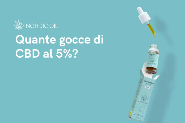 Quante gocce di CBD al 5%