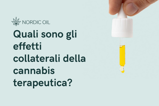 Pipetta con olio di CBD