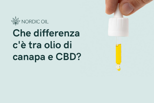 Che differenza c'è tra olio di canapa e CBD?