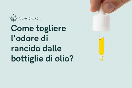 Come togliere l odore di rancido  dalle bottiglie di olio