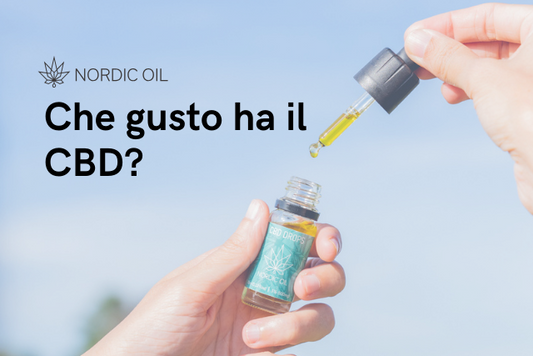 Che gusto ha il CBD?