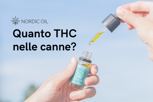 Quanto THC nelle canne