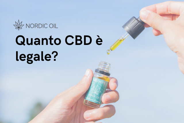 Quanto CBD è legale?