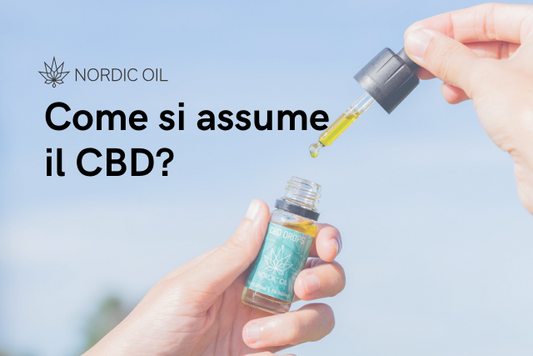 Come si assume il CBD?