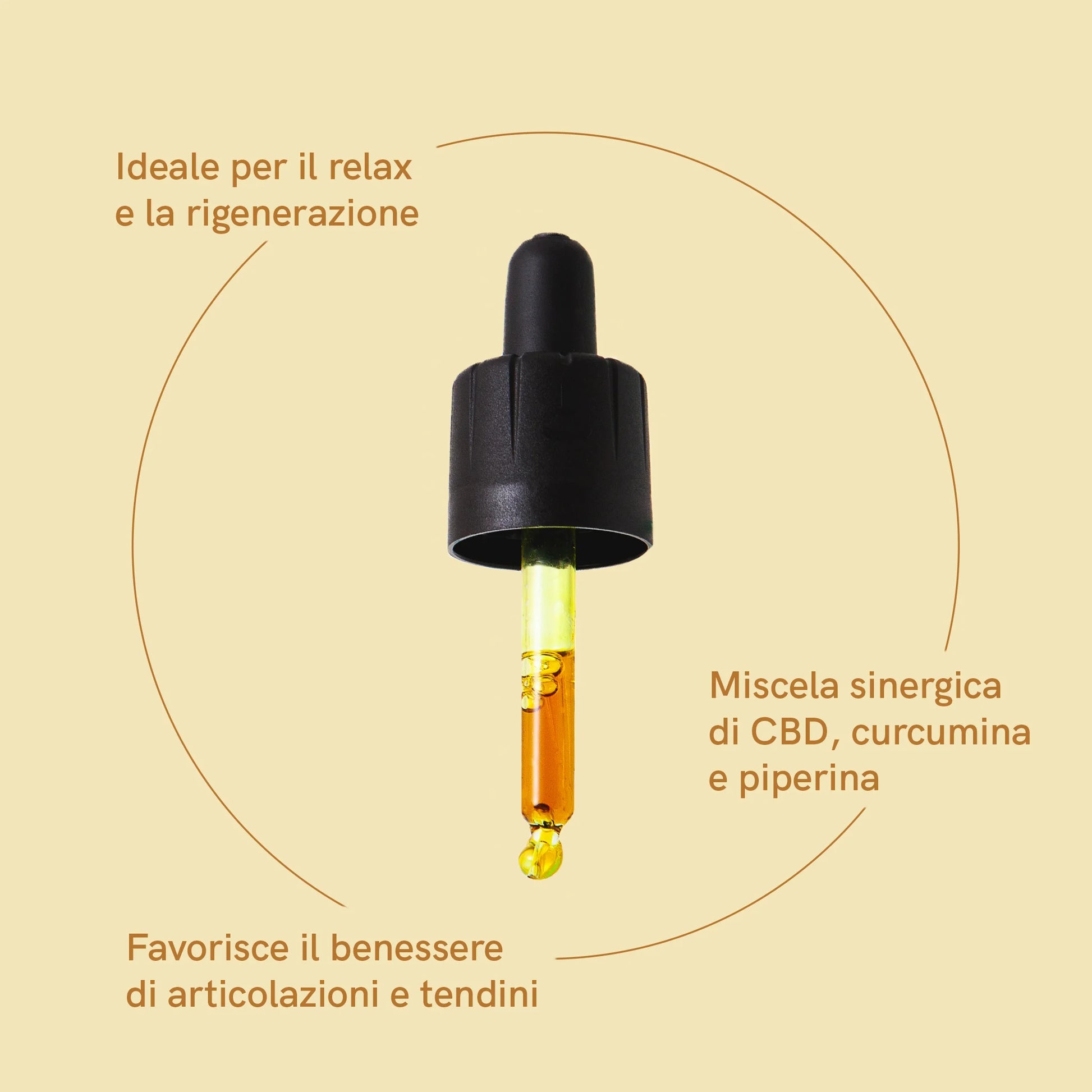 Benefici dell'olio di CBD con curcumina