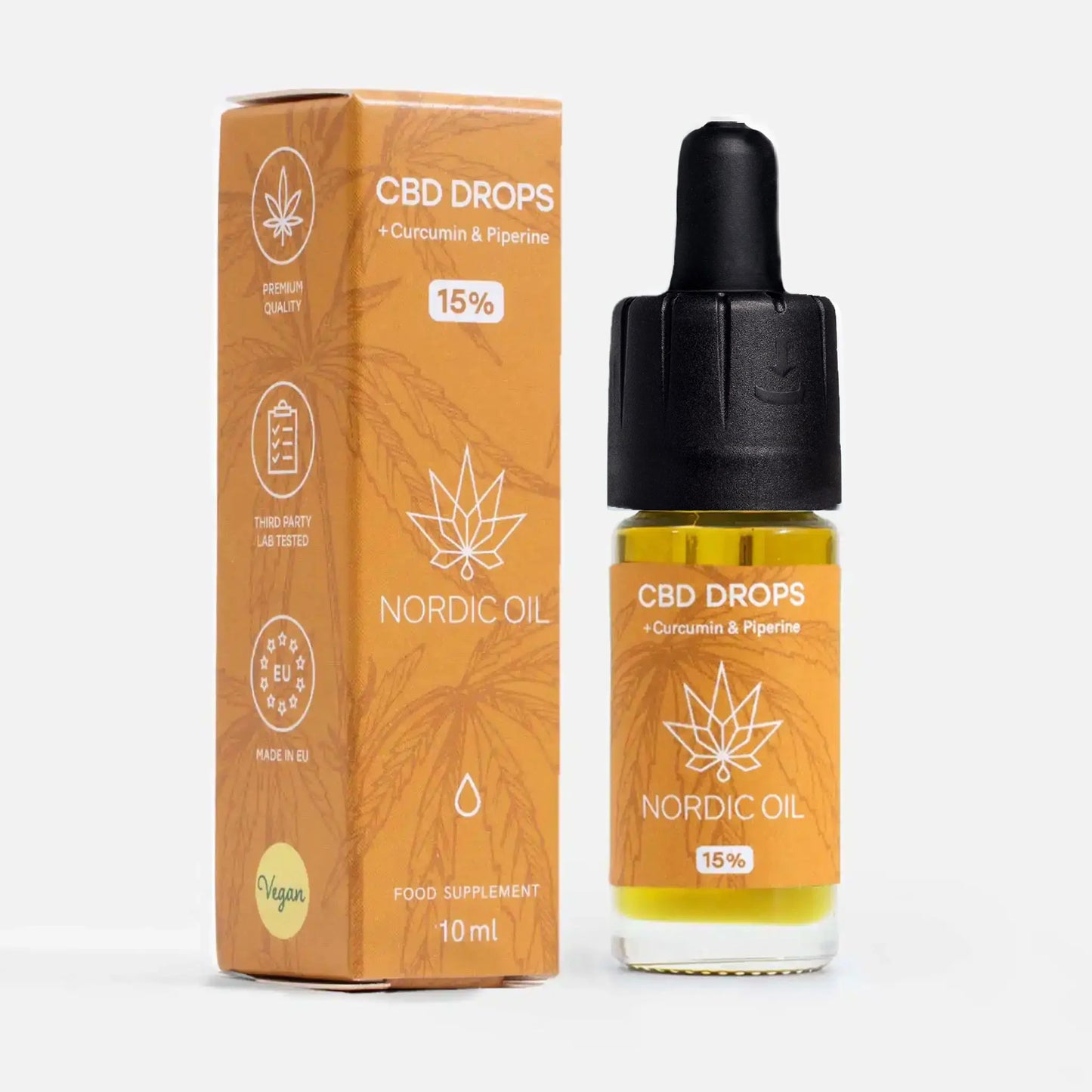 Olio di CBD con curcumina (15%) e impacco