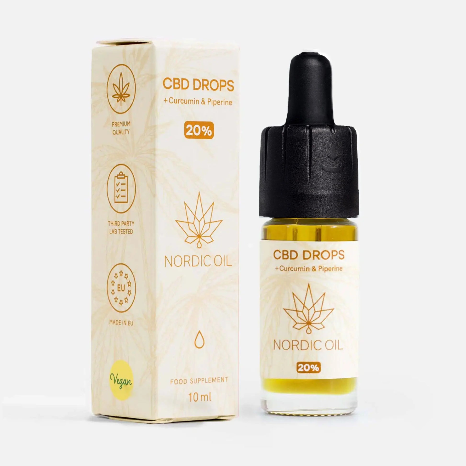 Olio di CBD con curcumina (20%) e impacco