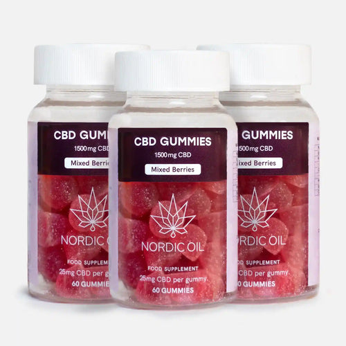 3x2: CBD Gummies (1500mg) Frutti di bosco