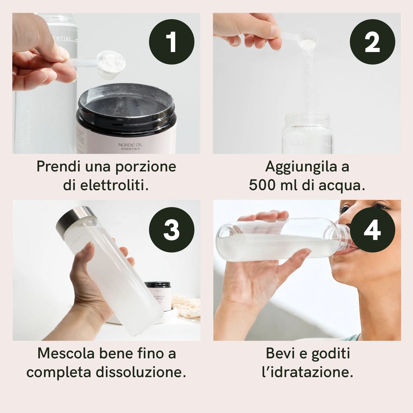 Elettroliti in polvere