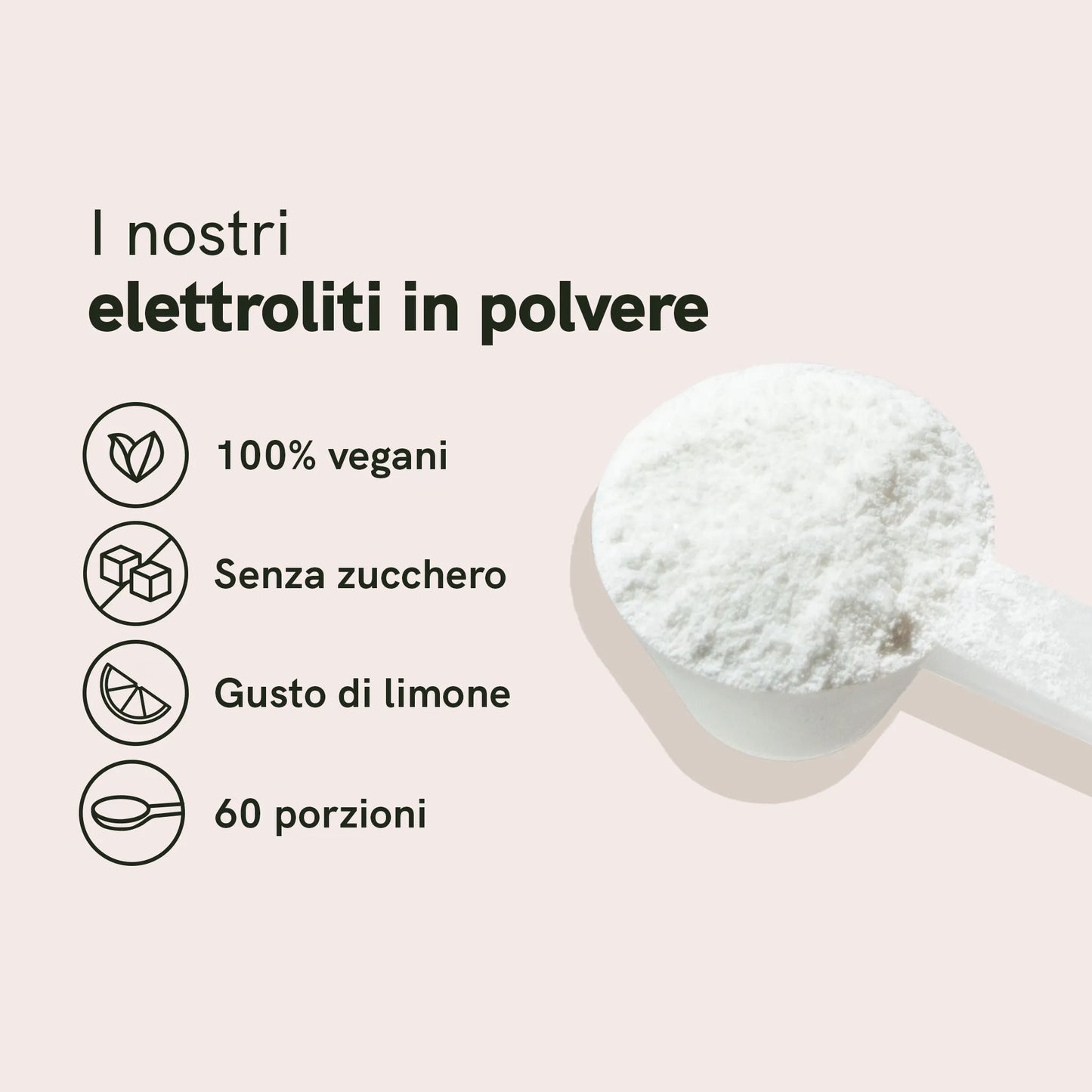 Elettroliti in polvere