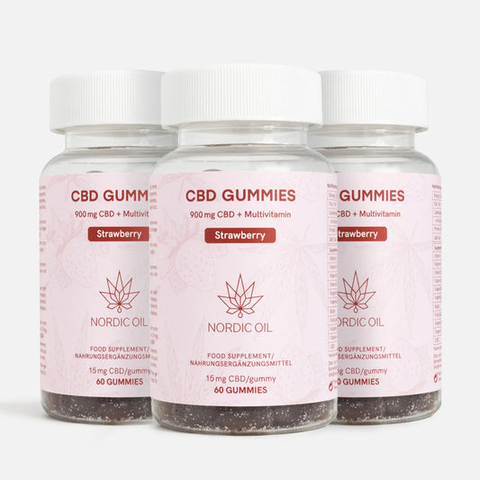 3x2: CBD Gummies (900) Fragola