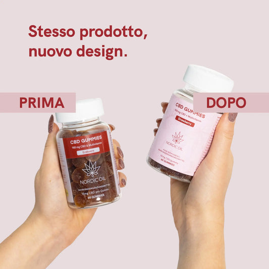 CBD Gummies (900mg) Fragola