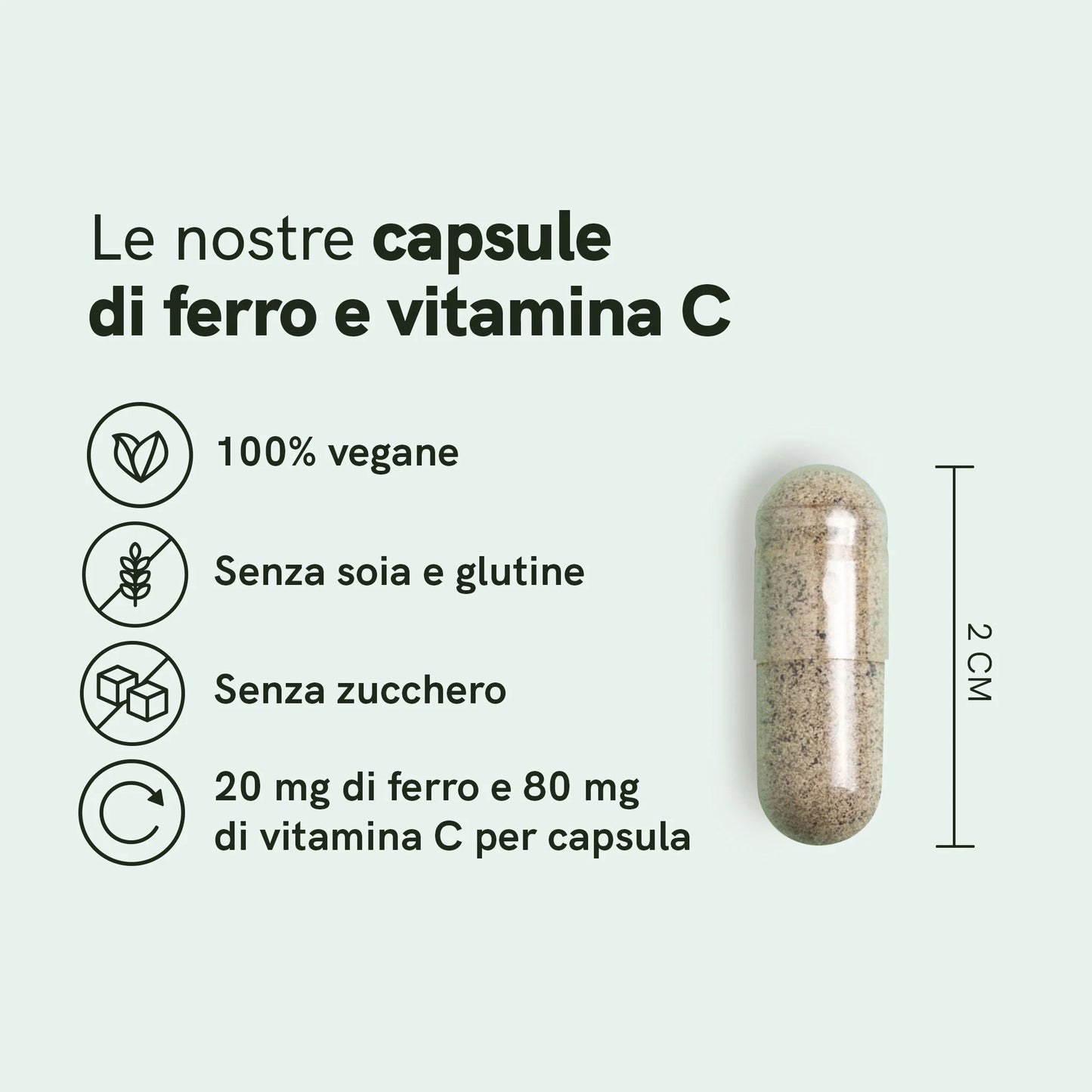 Capsule di Ferro e Vitamina C