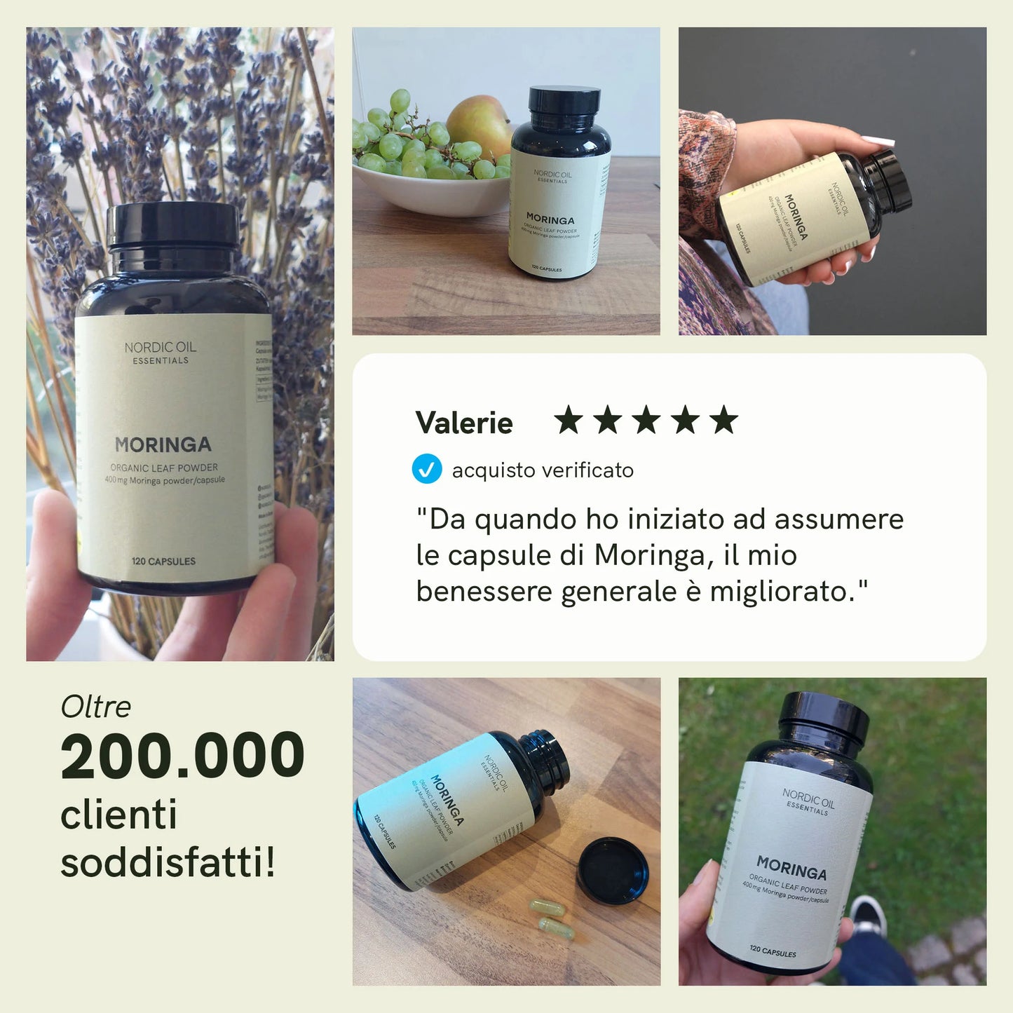 Capsule di Polvere di Moringa