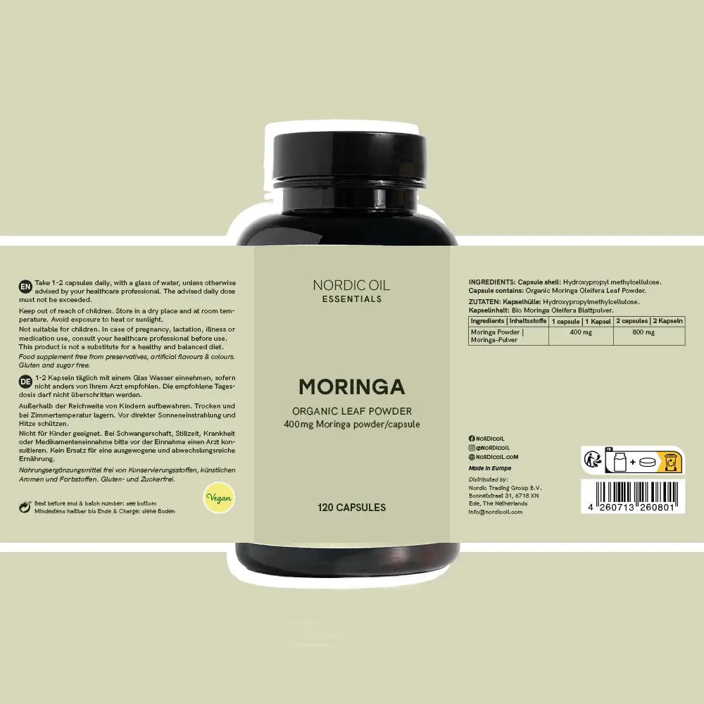 Capsule di Polvere di Moringa