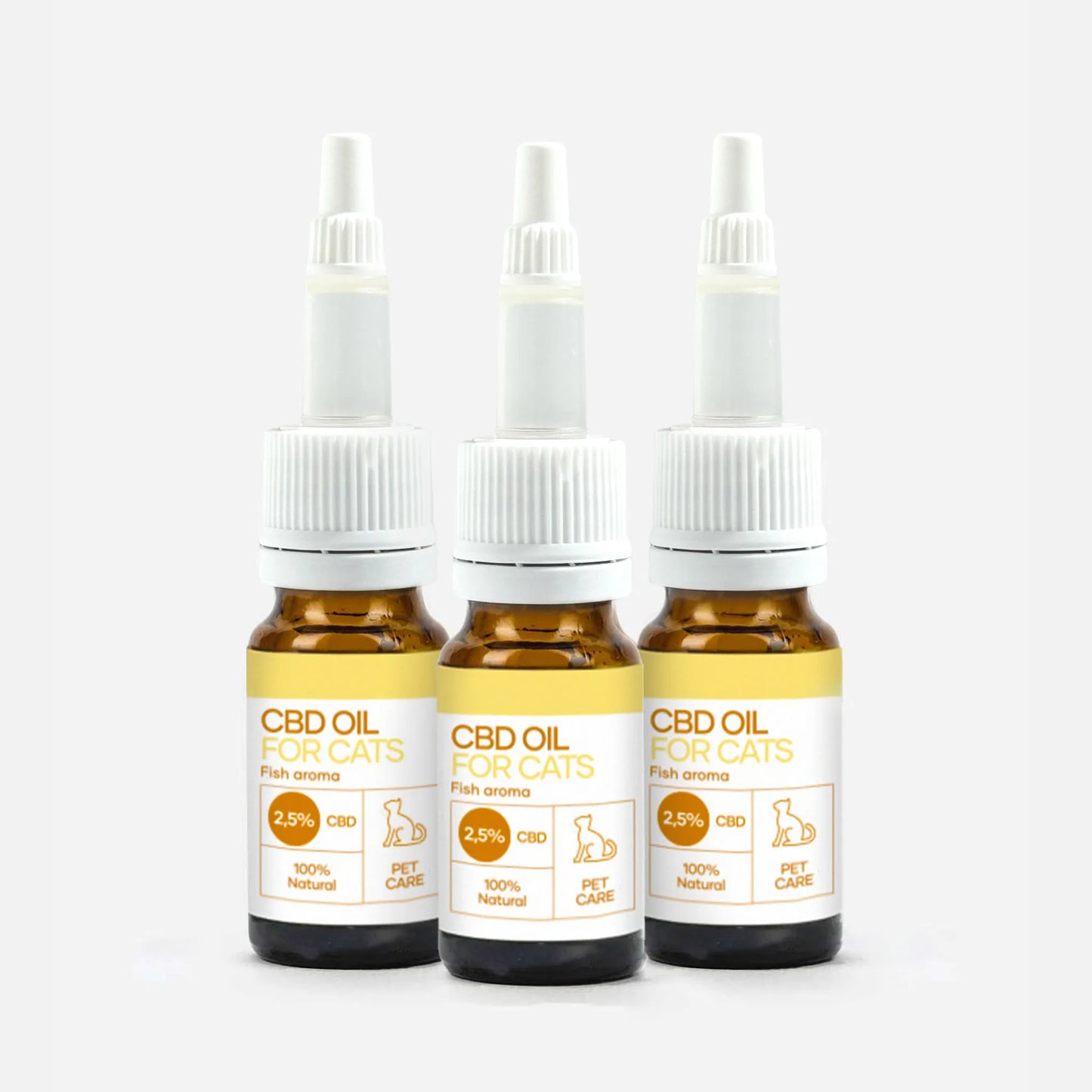 Olio CBD per gatti (2,5%) - Pesce