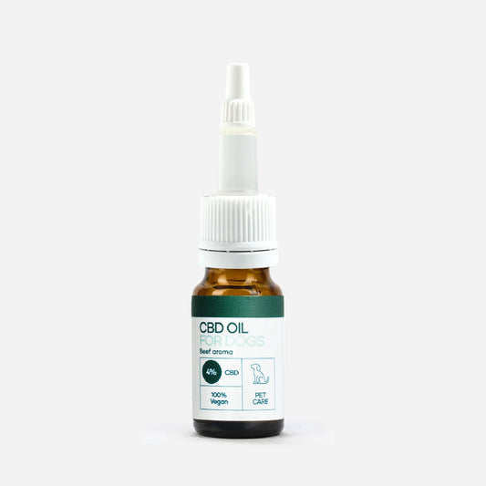 Olio CBD per cani (4%) - Manzo