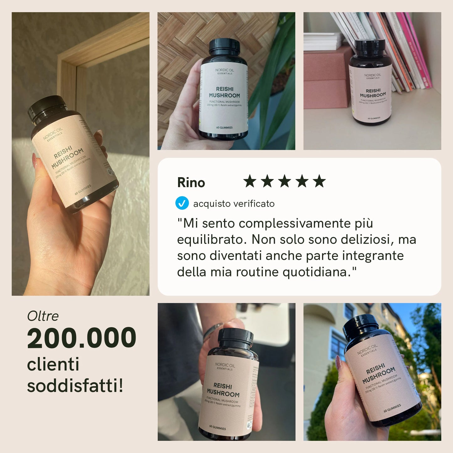 Gummies al fungo Reishi