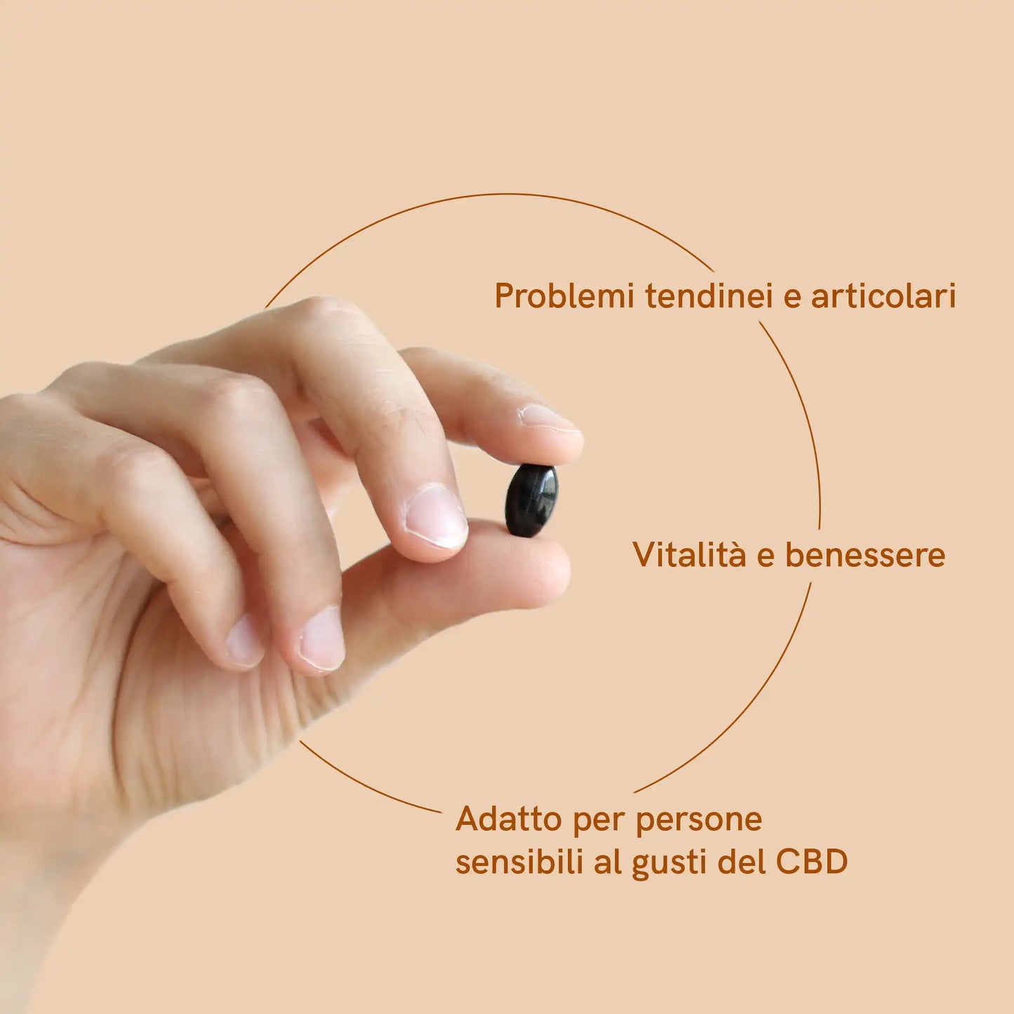 3x2: CBD Capsule (960mg) con Curcumina