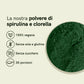 Polvere di spirulina e clorella