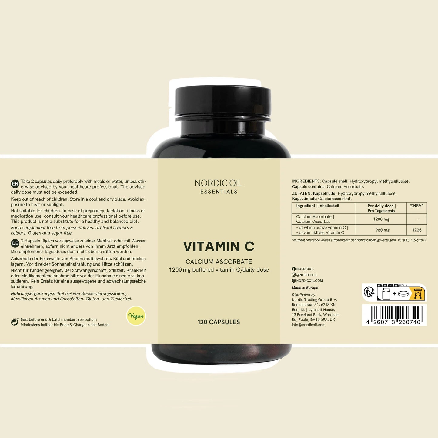 Capsule di vitamina C