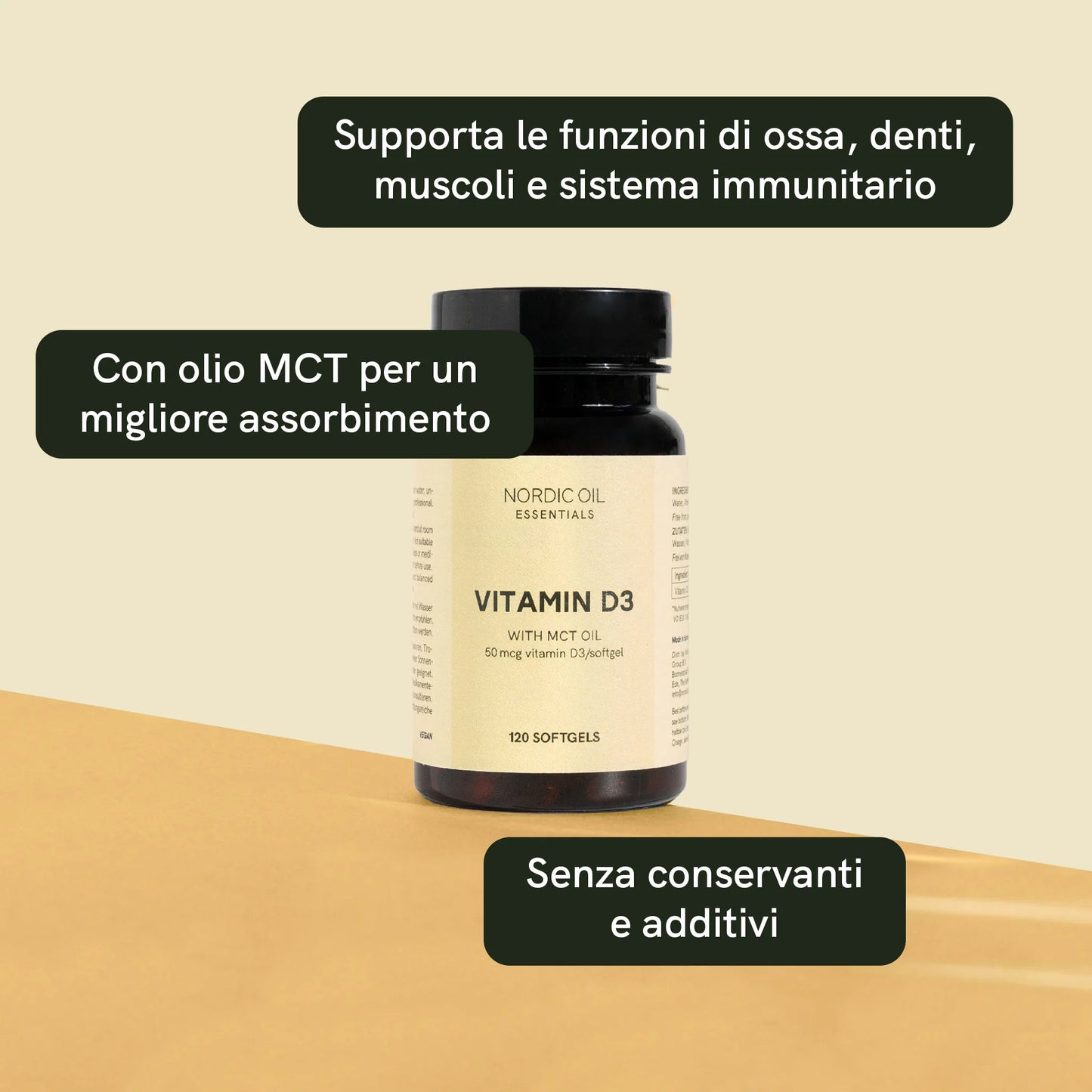 Capsule di vitamina D3