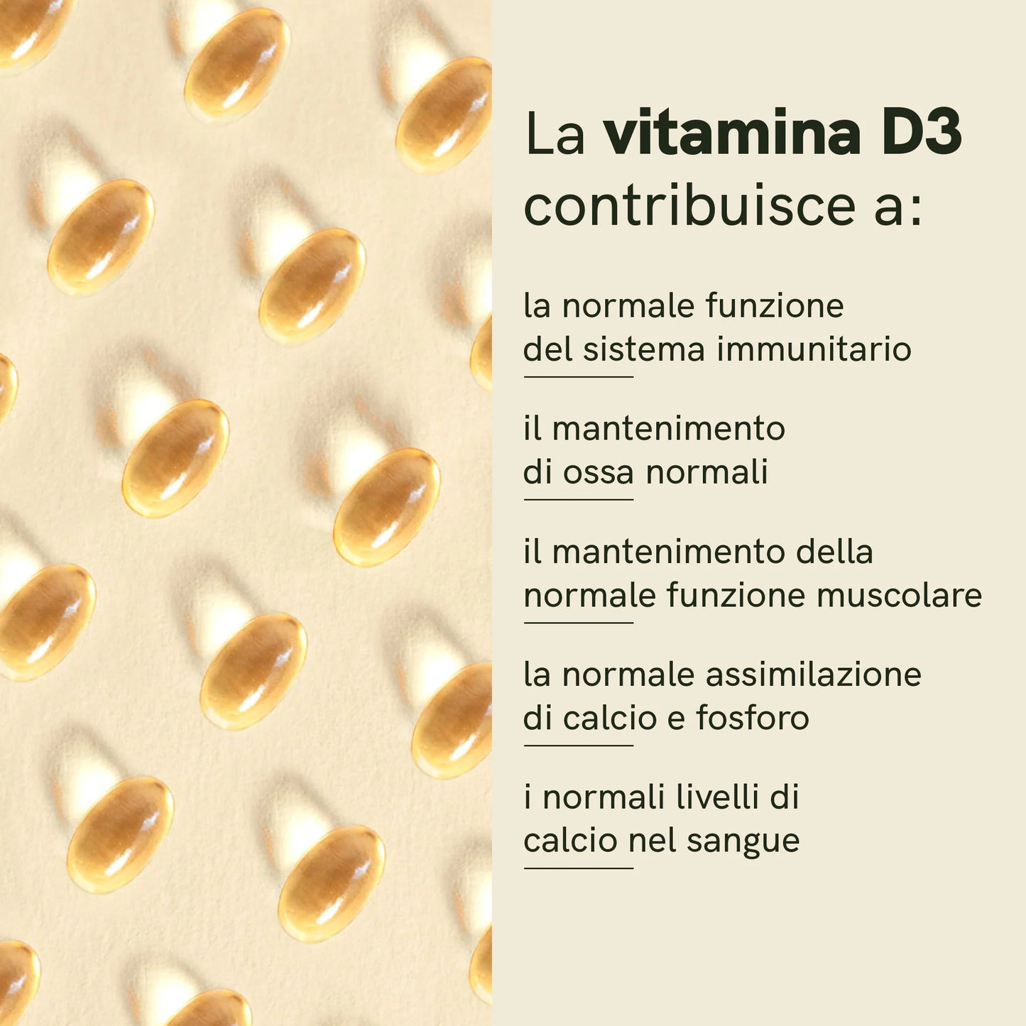 Capsule di vitamina D3