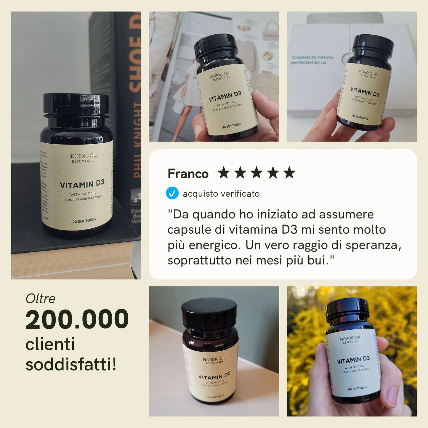 Capsule di vitamina D3